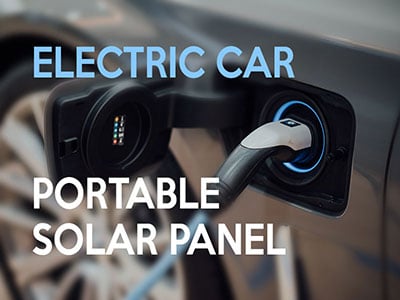 Can you charge an electric car with a portable solar panel