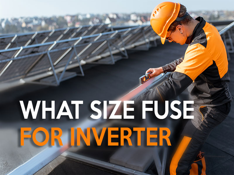 What size fuse for 400, 750, 1000, 1500, 2000, 3000-watt inverter