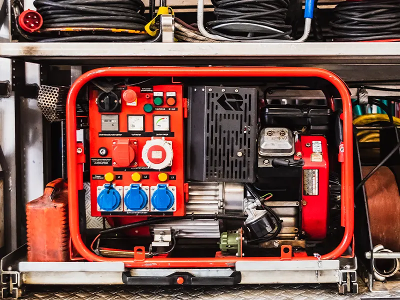 How to charge solar batteries with a generator