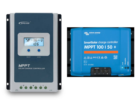 several MPPT solar charge controllers