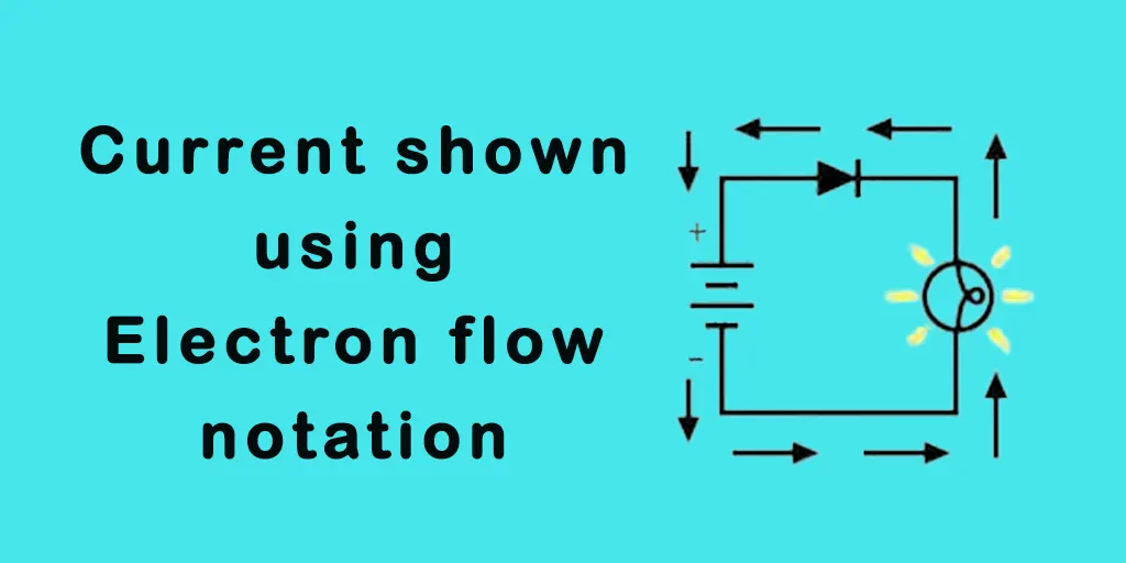 Conventional versus electron flow