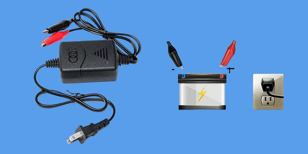 Lead-Acid charger and charging schematic display