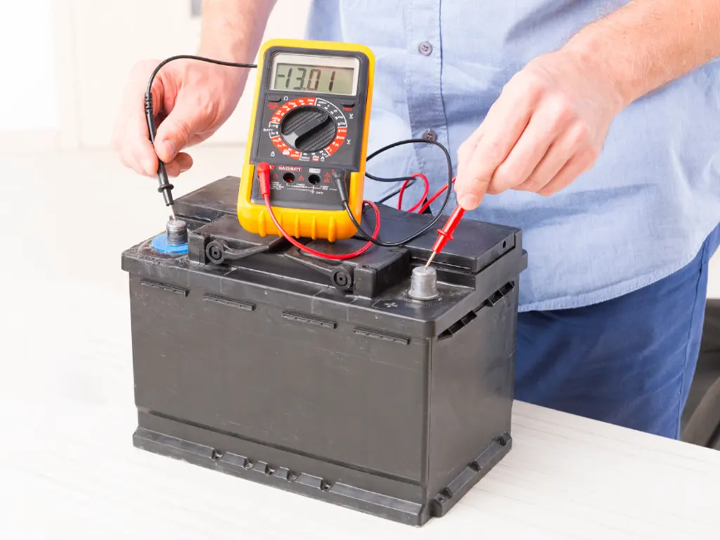 check the open circuit voltage with a multimeter