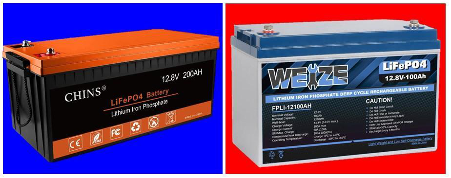 Different Brands offering LiFePO4 Battery