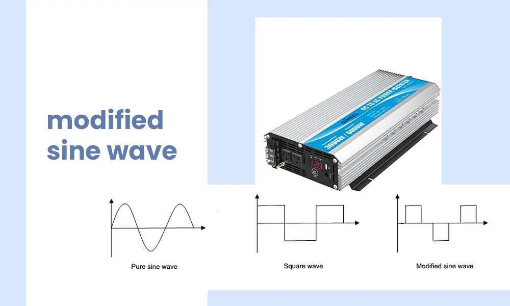 modified sine wave and inverter