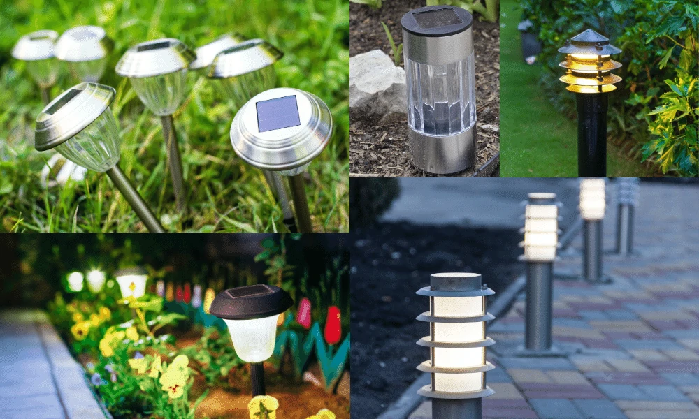 different type of solar lights