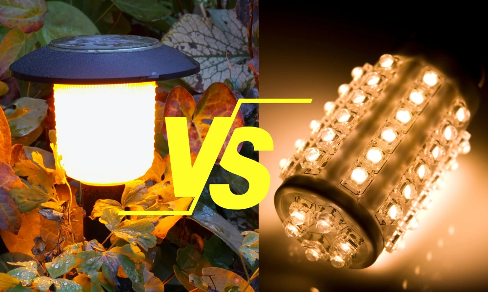 Diffrence between Solar light vs LED Lights