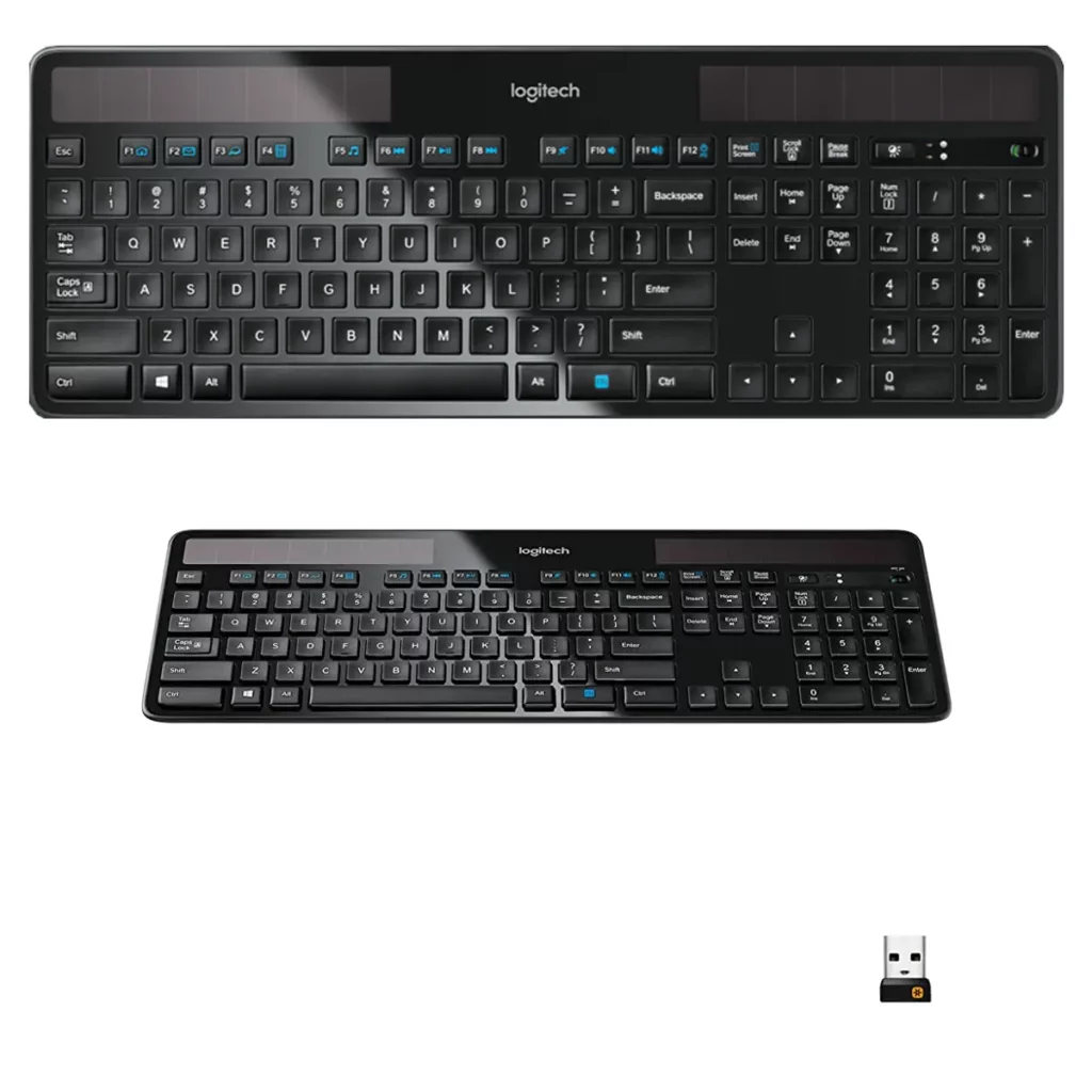 A high quality image of the Logitech K750 keyboard preview